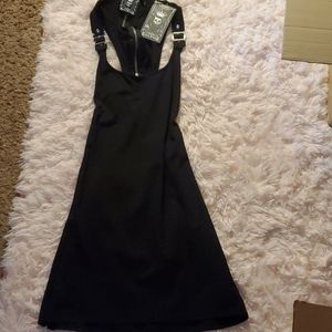 Killstar Plussize stretchy Zipper Back dress